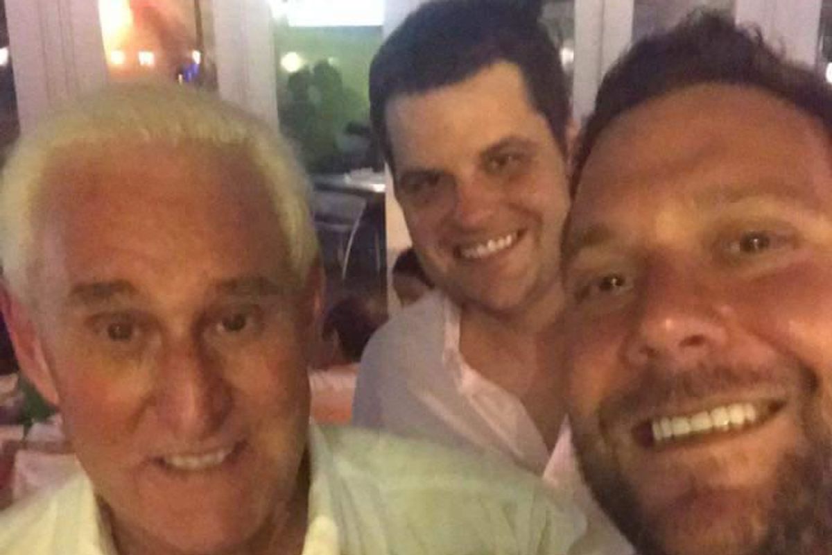 Time For The Gaetzgate Update: PeenerPal Pardon Edition. Featuring Guest Star Roger Stone!