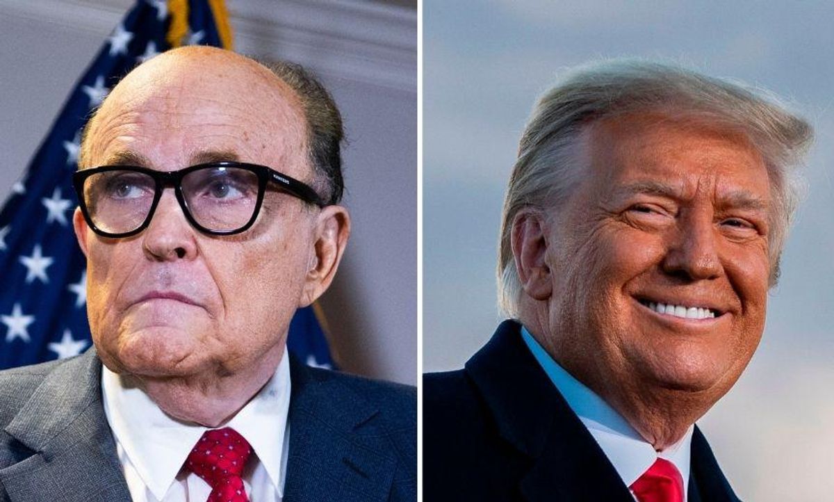 With Legal Bills Mounting Rudy Is Reportedly Pressuring Trump to Pay Him for 2020 Election Effort