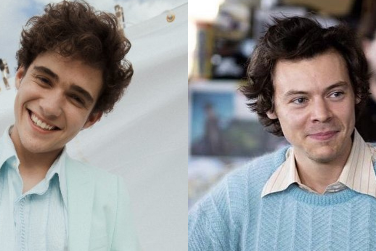 Joshua Bassett (left); Harry Styles (right)