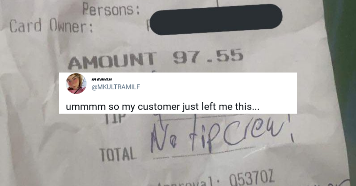 Server Stunned After Two Men Leave $0 Tip With 'White Boy Summer' Written On The Check