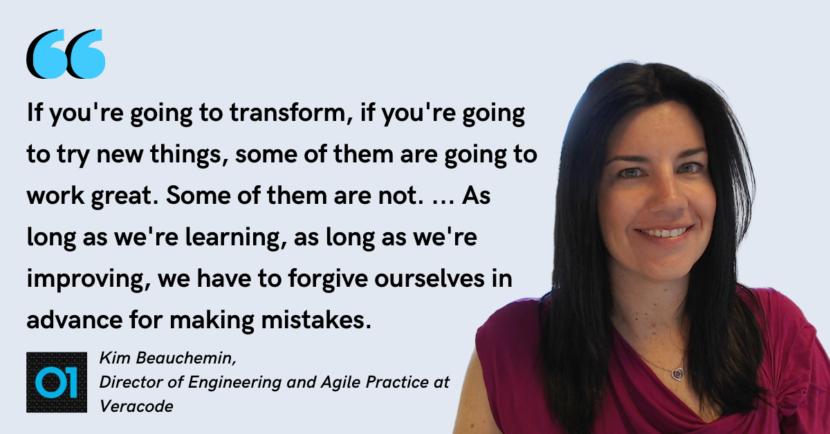 Kim Beauchemin, Director of Engineering and Agile Practice at Veracode