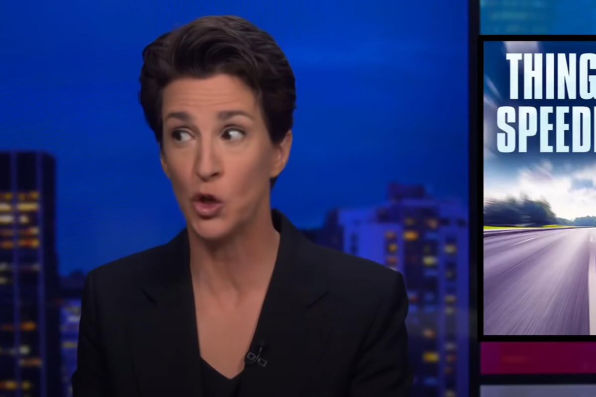 Maddow Devoted Half Her Show Last Night To TRUUUUUUUUCK, And It Was Great