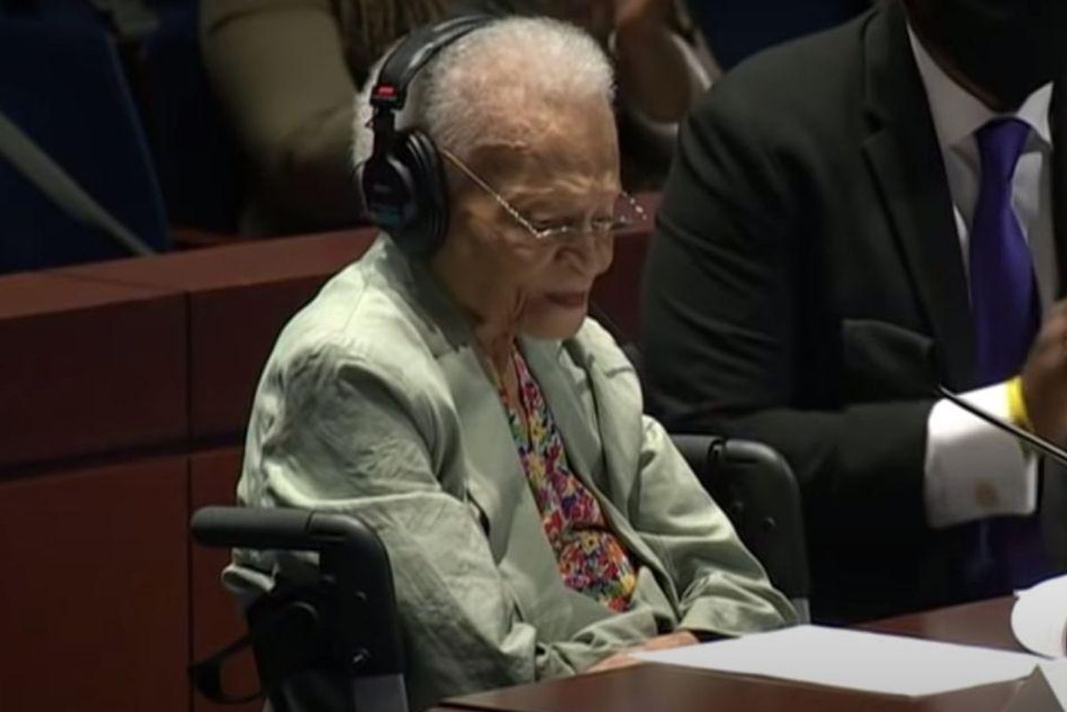 A 107-yr-old witness to the Tulsa Race Massacre just gave a powerful testimony to Congress