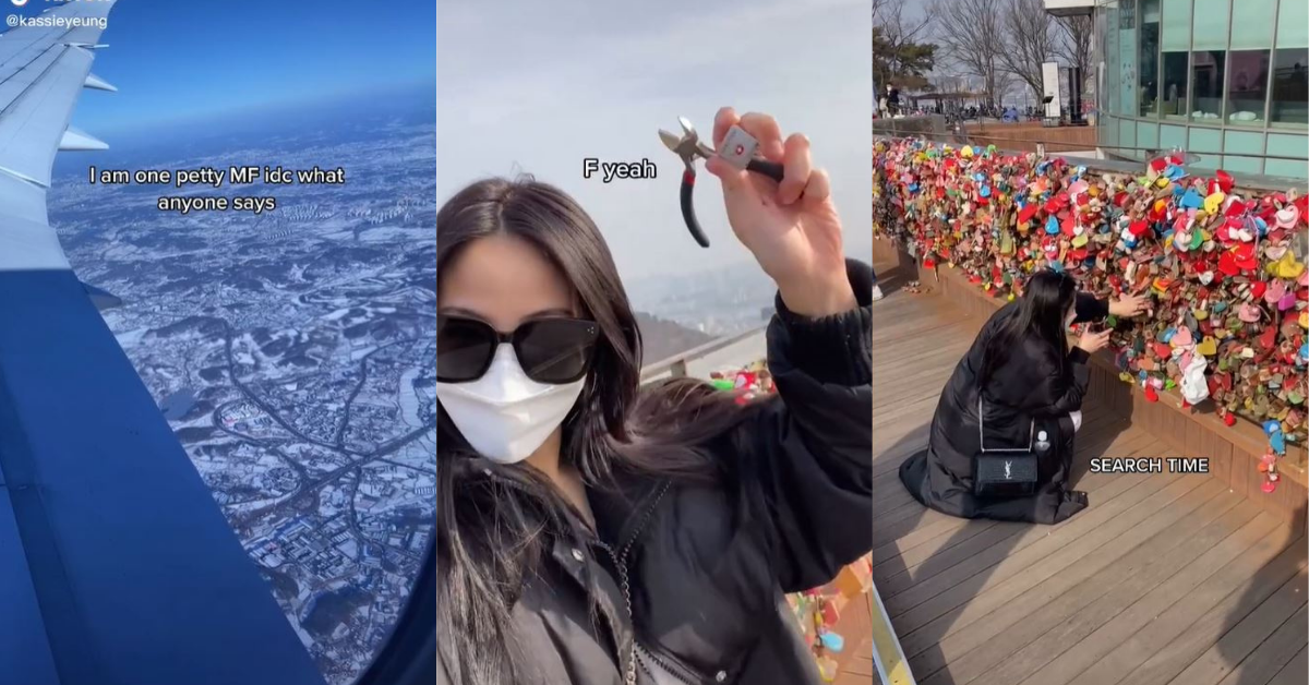 'Petty' U.S. Woman Travels To South Korea To Cut 'Love Lock' Off Tourist Tower After Breakup