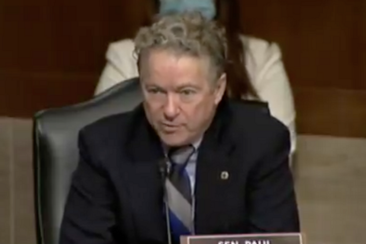 Rand Paul Too Busy Being Cowardly And Selfish To Get Vaccinated