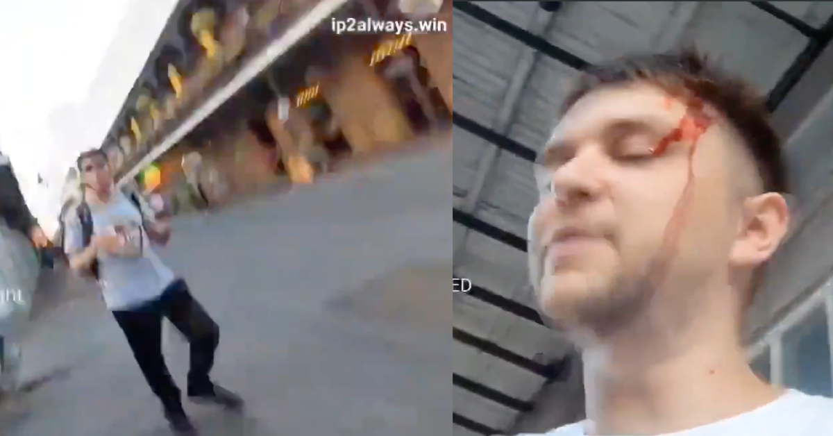 Livestreamer Gets Whacked In The Head By Black Security Guard After Using Racial Slur In Front Of Her