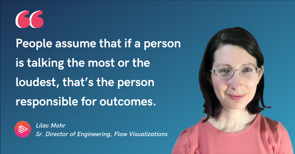 Blog Post Banner with quote from Lilac Mohr, Sr. Director of Engineering, Flow Visualizations