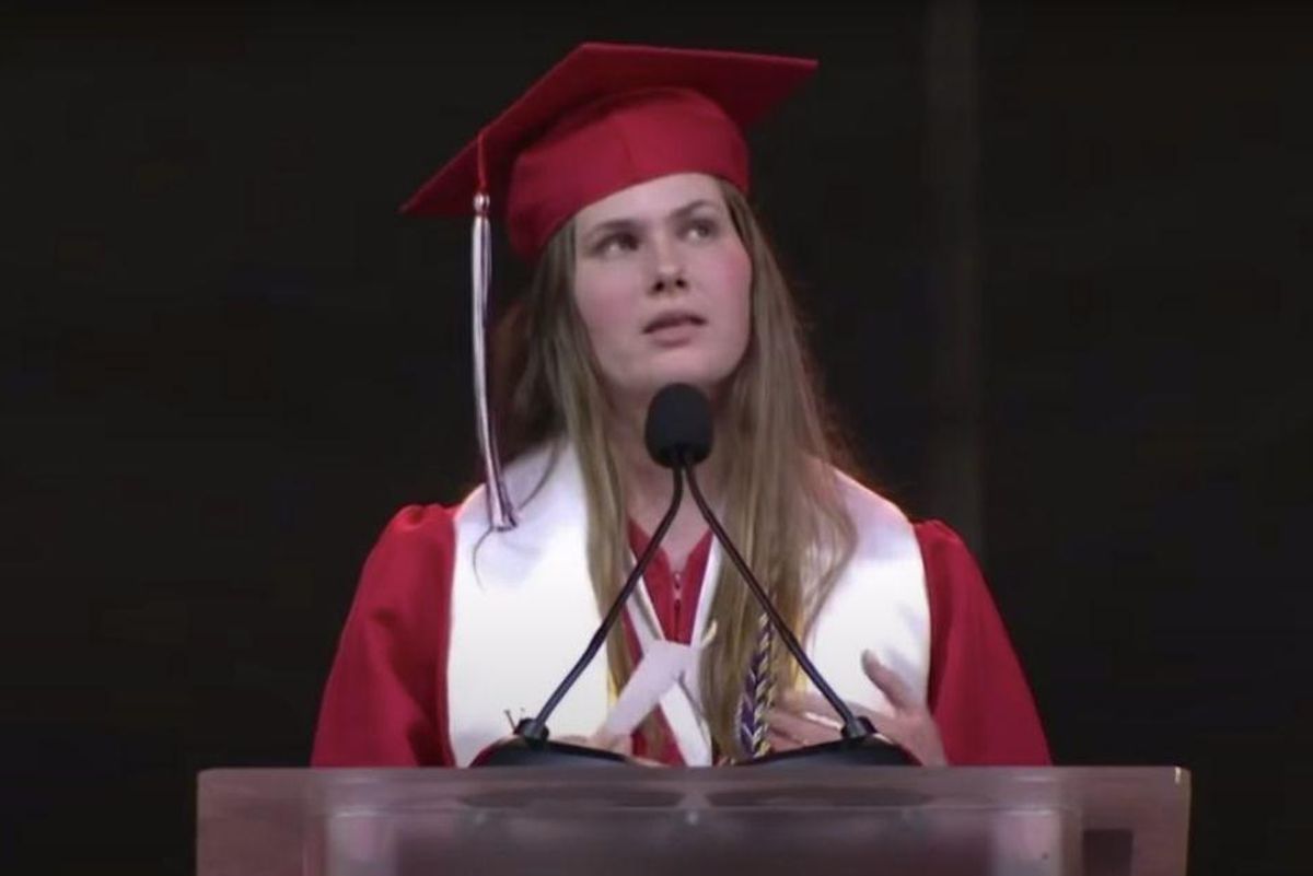 Texas valedictorian drops her commencement speech to get real about state's anti-abortion bill
