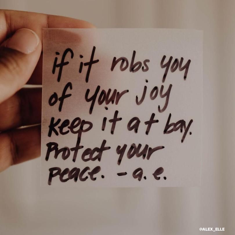 If it robs you of your joy keep it at bay.