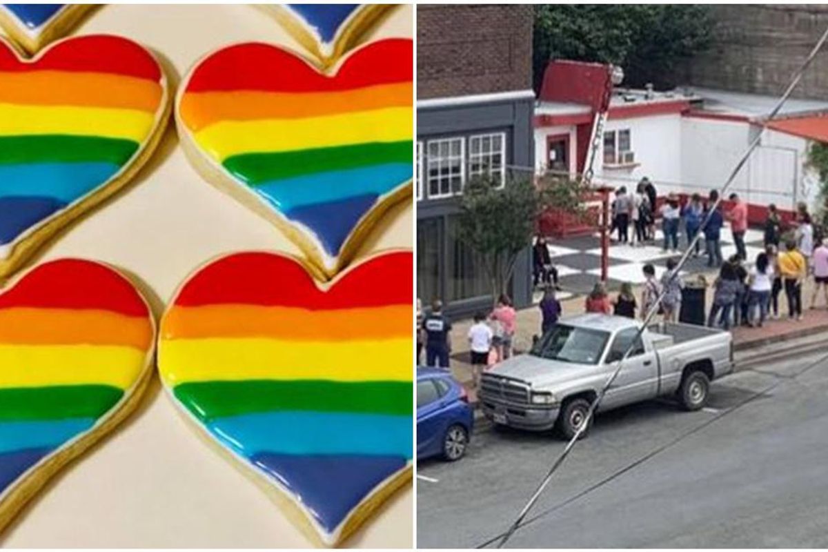 A Texas bakery faced a backlash for its Pride-themed cookies. But then the allies showed up.