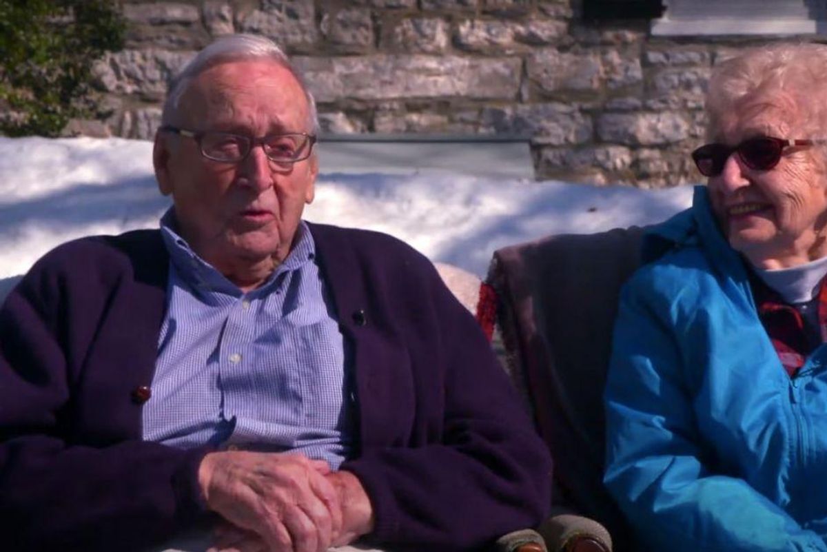 Both twice-widowed, two 95-year-olds found a new chance at love in 2021