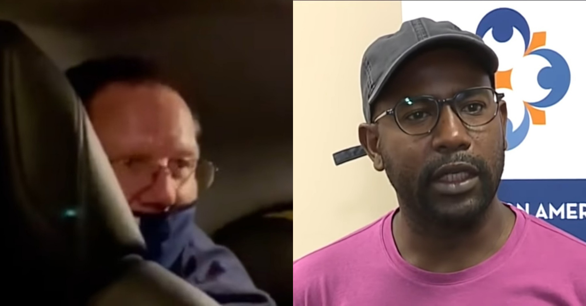 Man Threatens Uber Driver During Racist Rant Before Falling On His Face And Busting His Nose