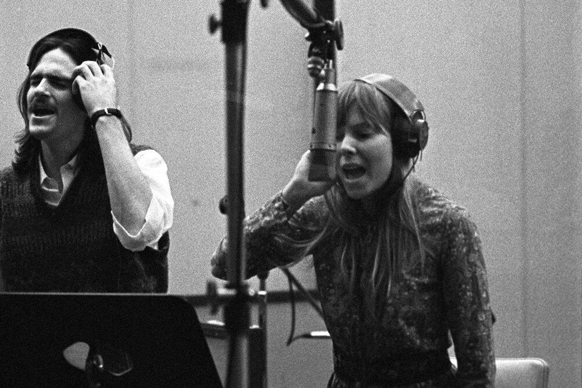James Taylor and Joni Mitchell at A&M