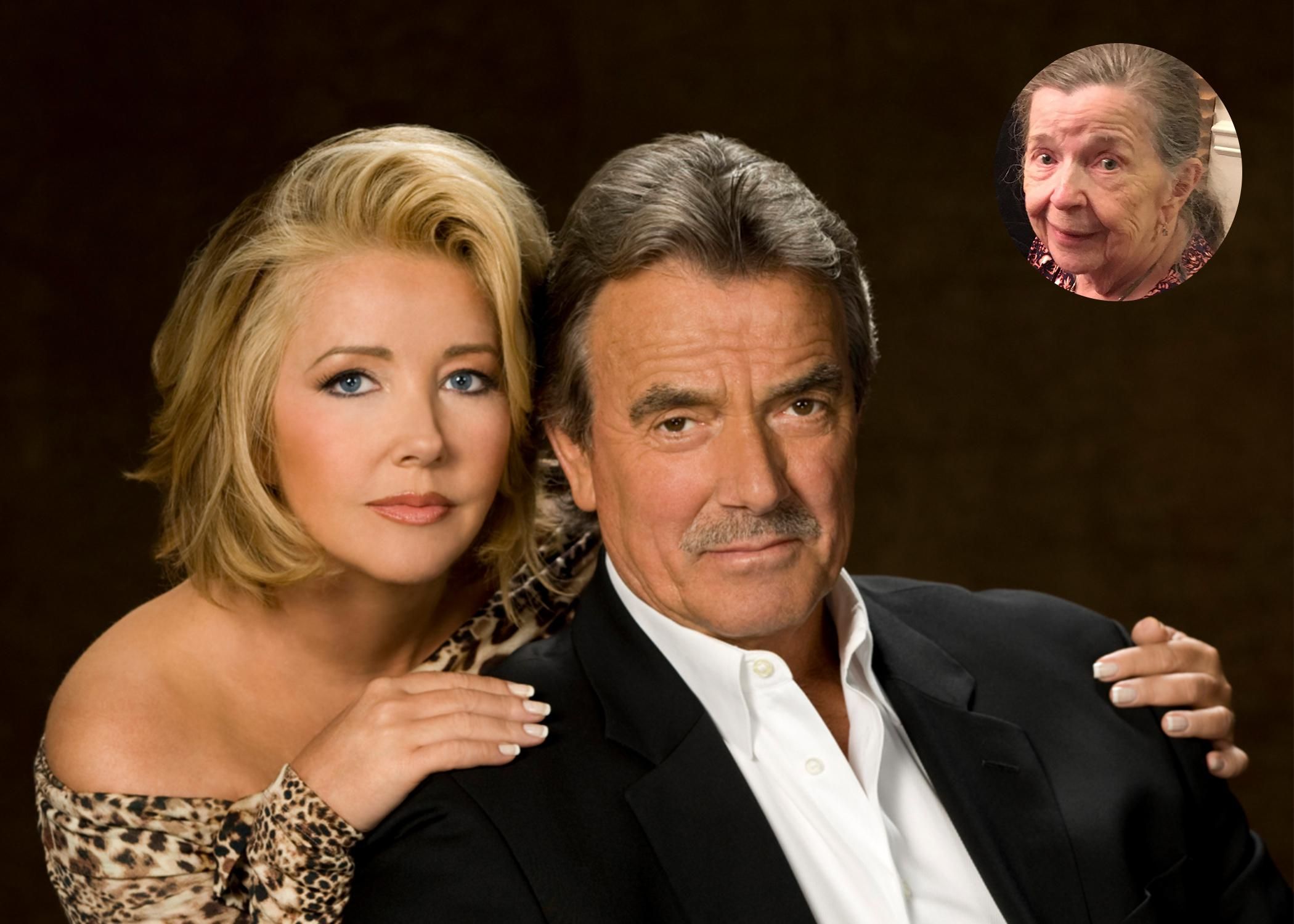 Melody Thomas Scott and Eric Braeden