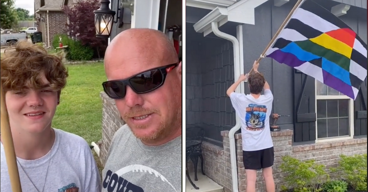 Viral TikTok Of Oklahoma Dad's Show Of Support For His Gay Teen Son Has The Internet Cheering