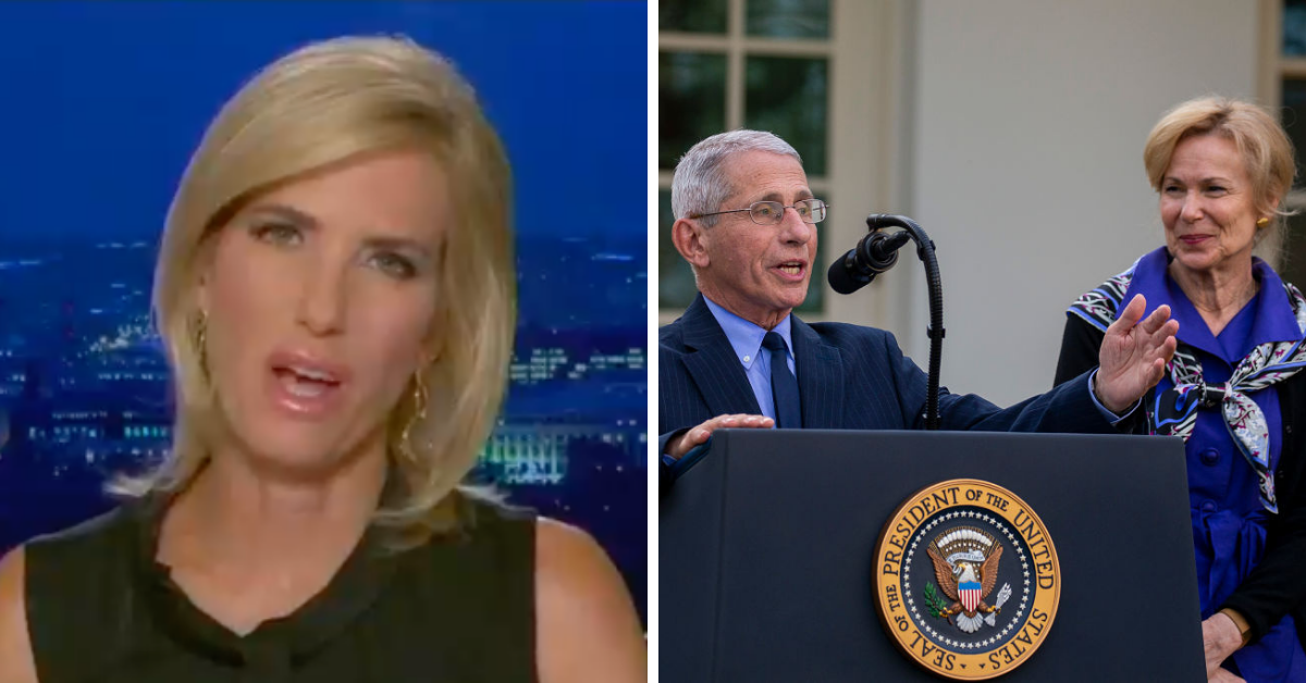 Ingraham Says Body Language Gave Away Fauci And Birx As Liberals Video Comic Sands 3684