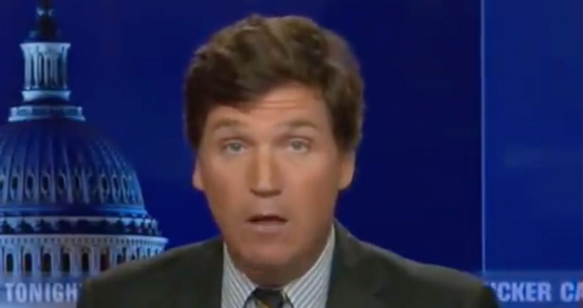 Tucker Dragged for Latest Conspiracy Theory That Biden Administration Is Spying on Him to Take Him Off the Air