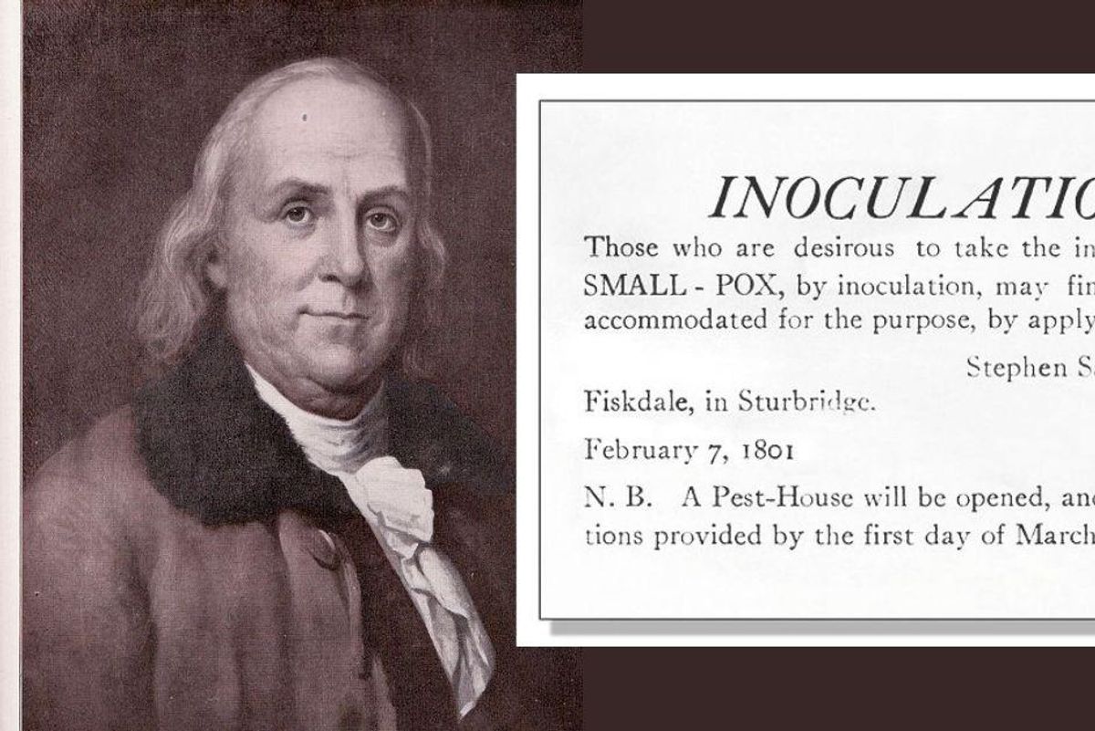 Benjamin Franklin had to deal with smallpox anti-vaxxers. We can learn from his approach.
