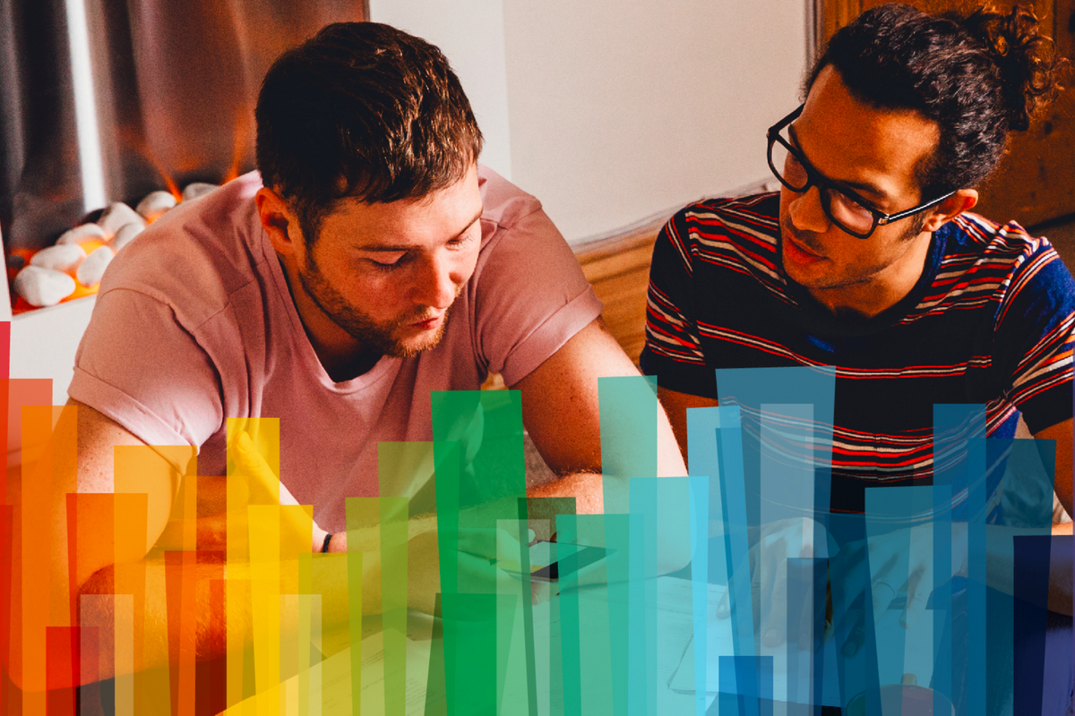 David and John Auten-Schneider, hosts of the Queer Money podcast, offer their perspectives on financial challenges in the LGBTQ community