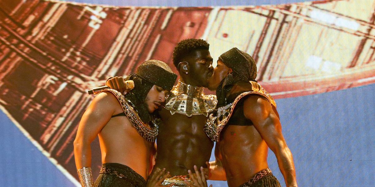 Lil Nas X Sealed the BET Awards With a Kiss