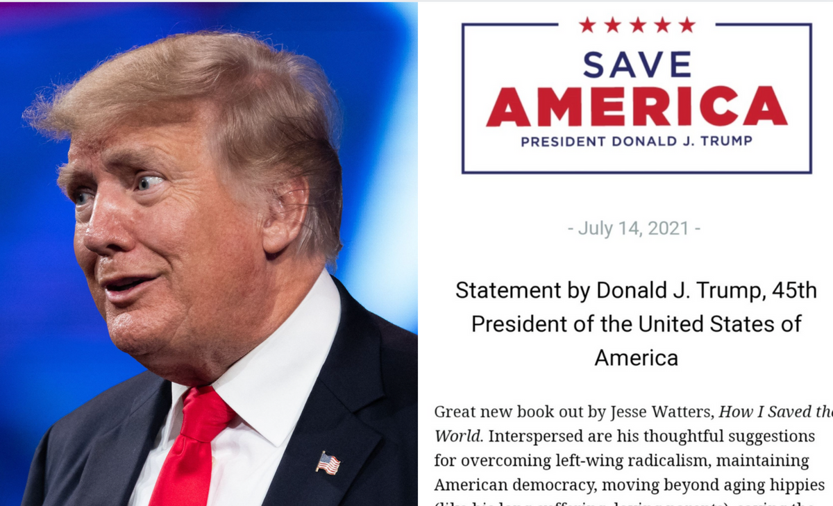 Trump Dragged for Plagiarizing Statement Supporting Fox News Host's New Book From Promotional Materials