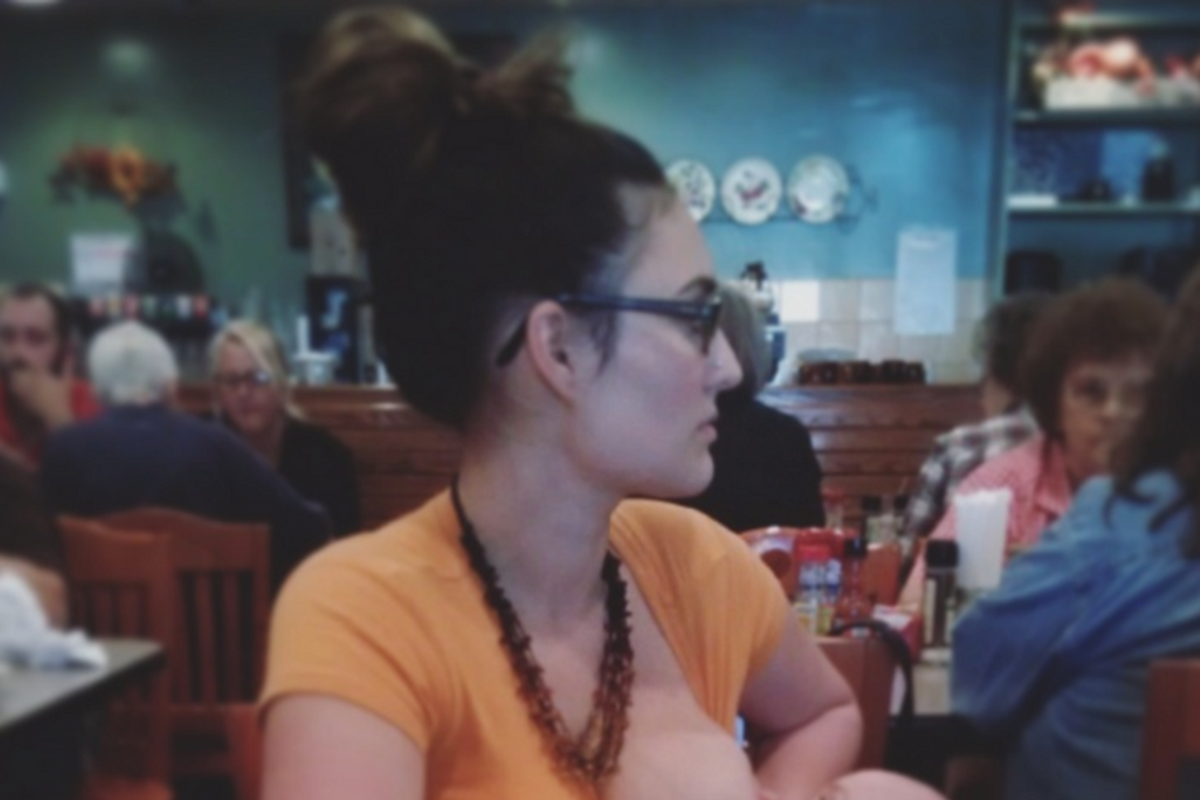Did this woman drop the greatest breastfeeding response of all time?