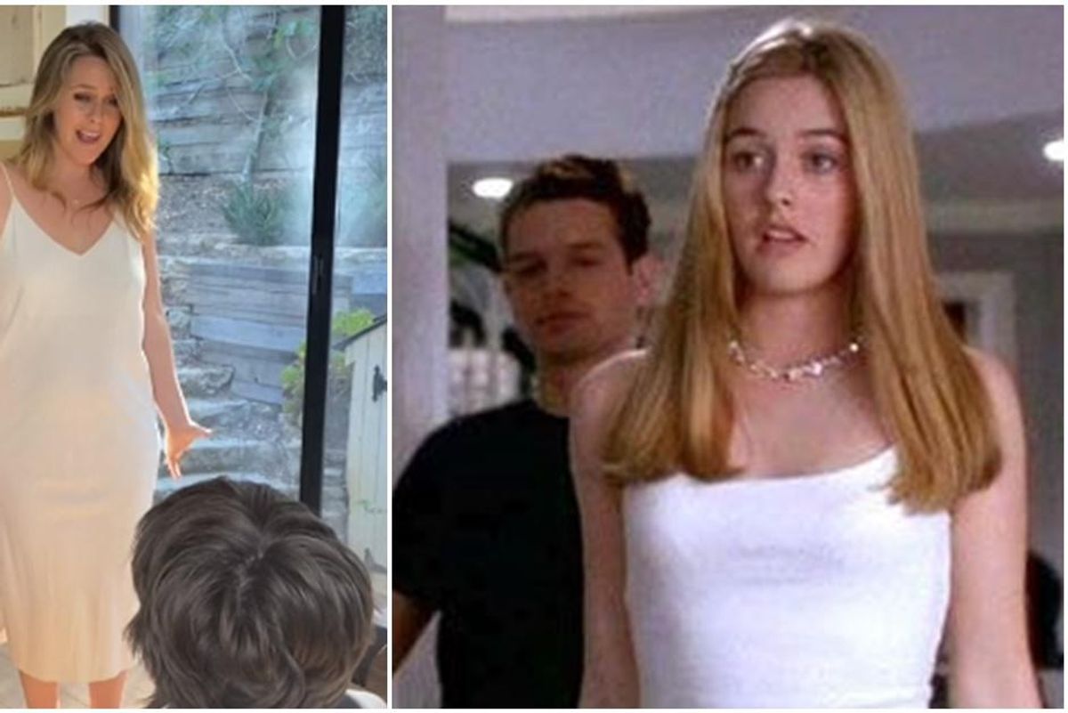 Alicia Silverstone recreated classic 'Clueless' scene with her son for movie's 26th anniversary