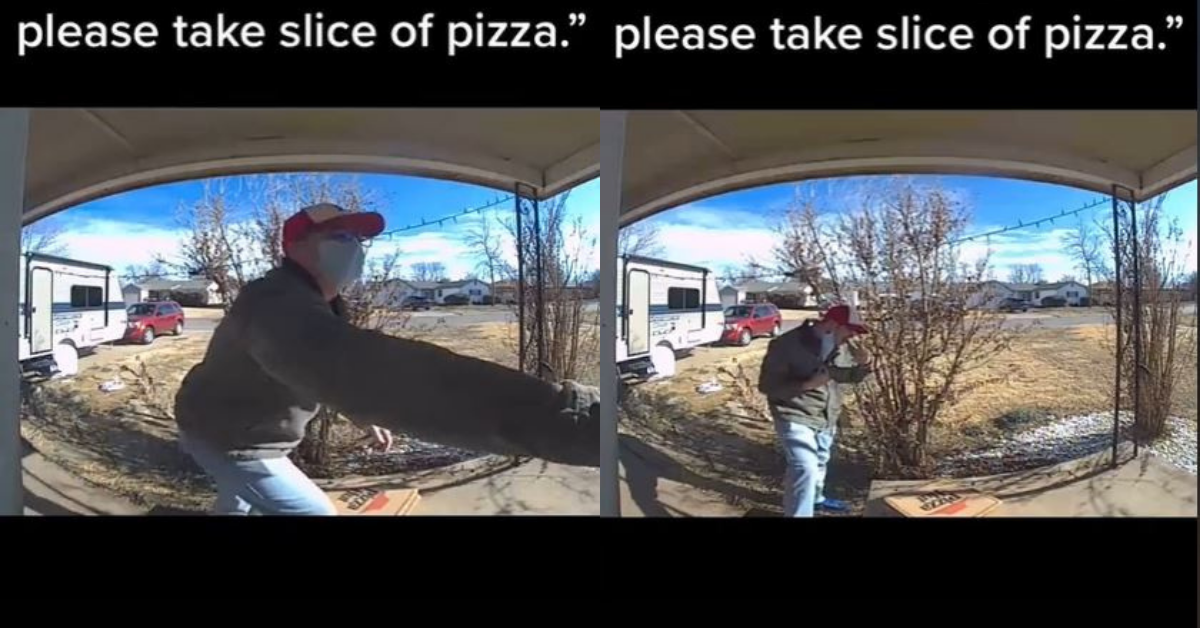 Video Of Pizza Hut Delivery Man Getting Offered A Slice Of Pizza Instead Of A Tip Sparks Debate