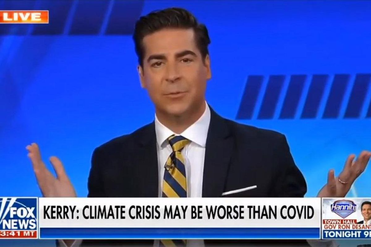 Fox's Jesse Watters Explains We Can Just 'Adapt' Our Way Out Of Climate Emergency