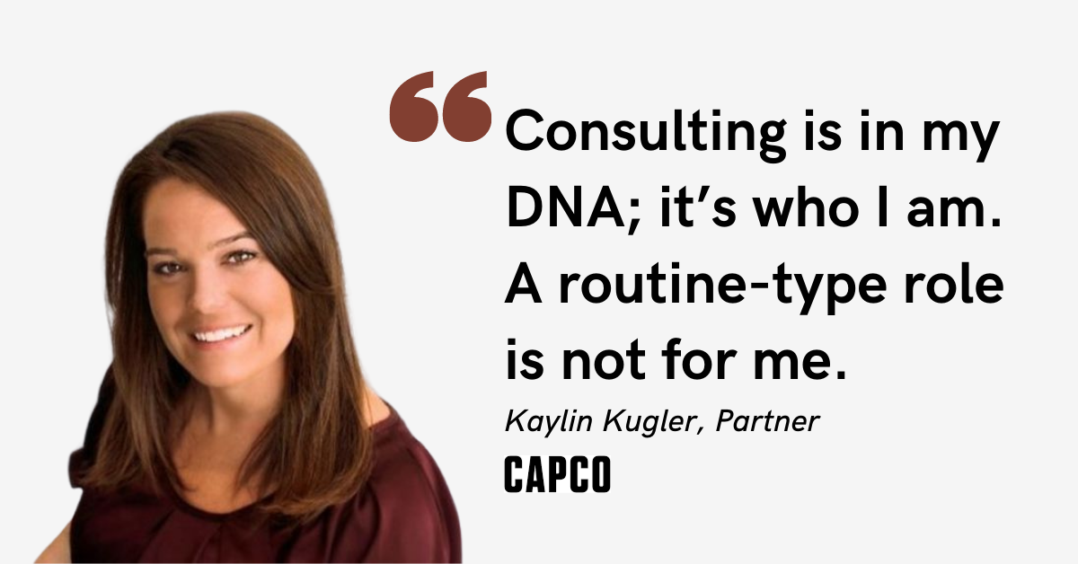 Blog post header with quote from Kaylin Kugler, Partner at Capco