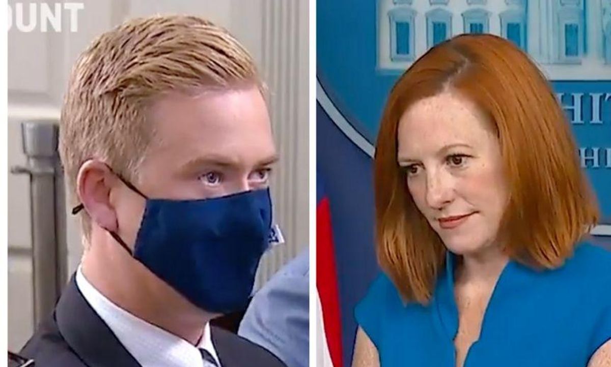 Jen Psaki Gives Fox News Reporter Brutal Reminder About Trump's Cure Advice After He Tries to Come for Biden