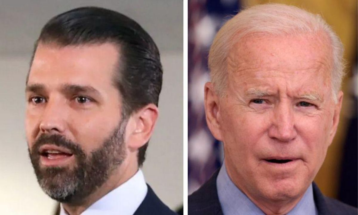 Don Jr. Tried to Come for Biden Over His Teleprompter Skills and It Instantly Backfired