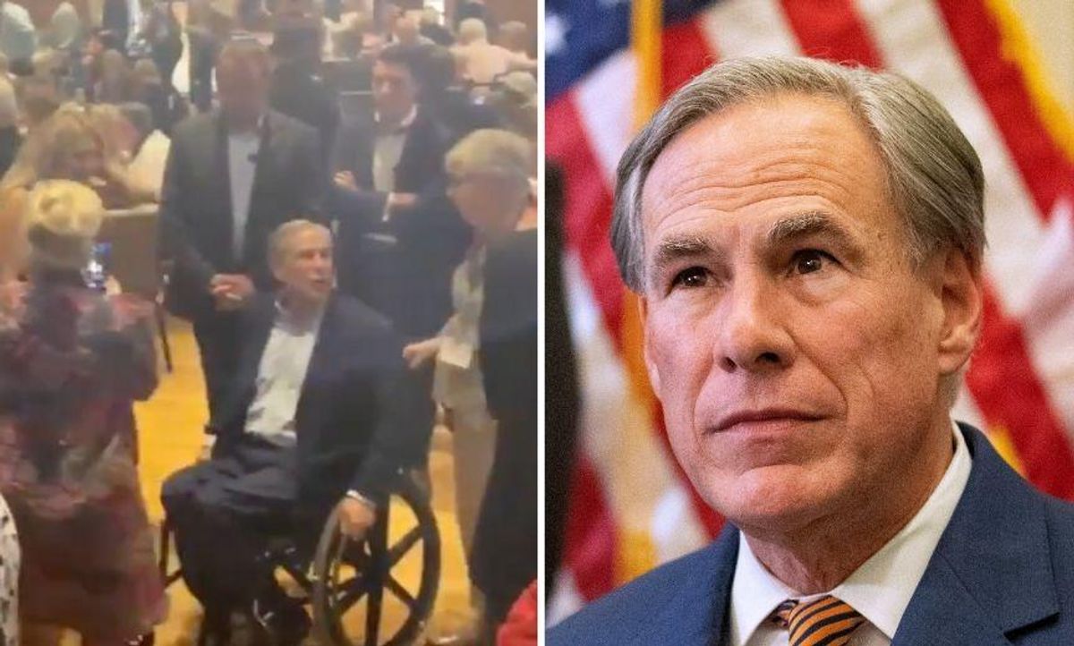 Video of Maskless GOP Event Attended by Texas Governor Goes Viral After He Tests Positive