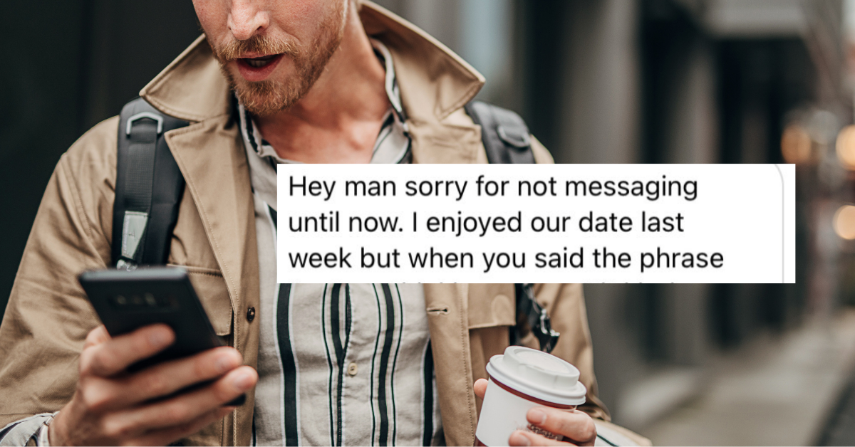 Gay Man Dumbfounded After Guy He Went On Date With Ghosted Him For The Pettiest Reason