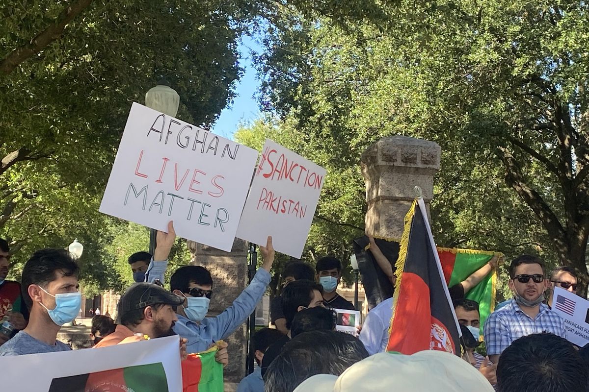 Austin Afghan community calls for family evacuation at the Texas Capitol