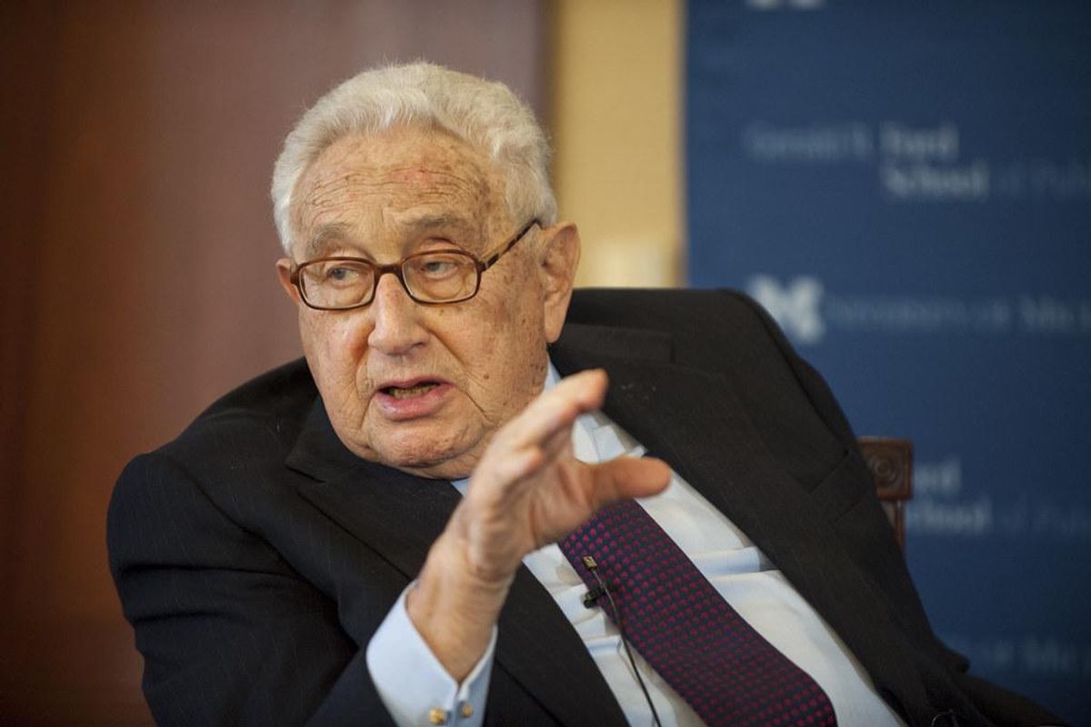 You Can Never Go Wrong Doing The Exact Opposite Of What Henry Kissinger Would Do