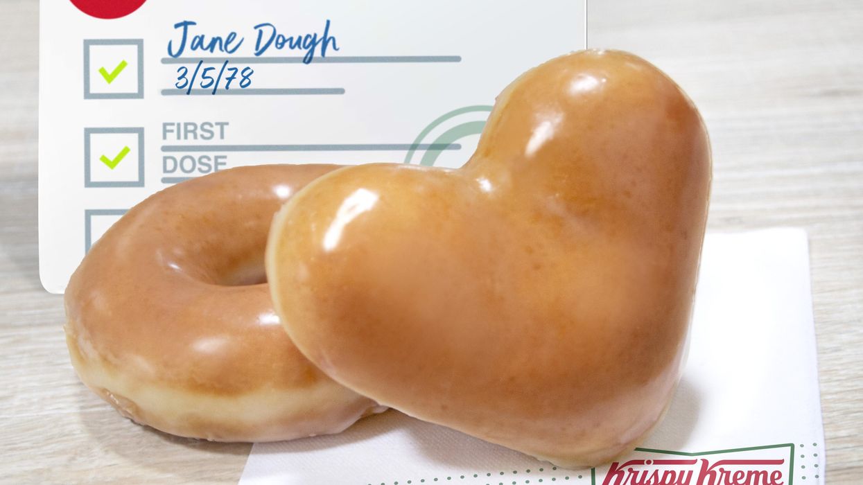 Krispy Kreme giving away 2 free doughnuts per day to vaccinated customers next week