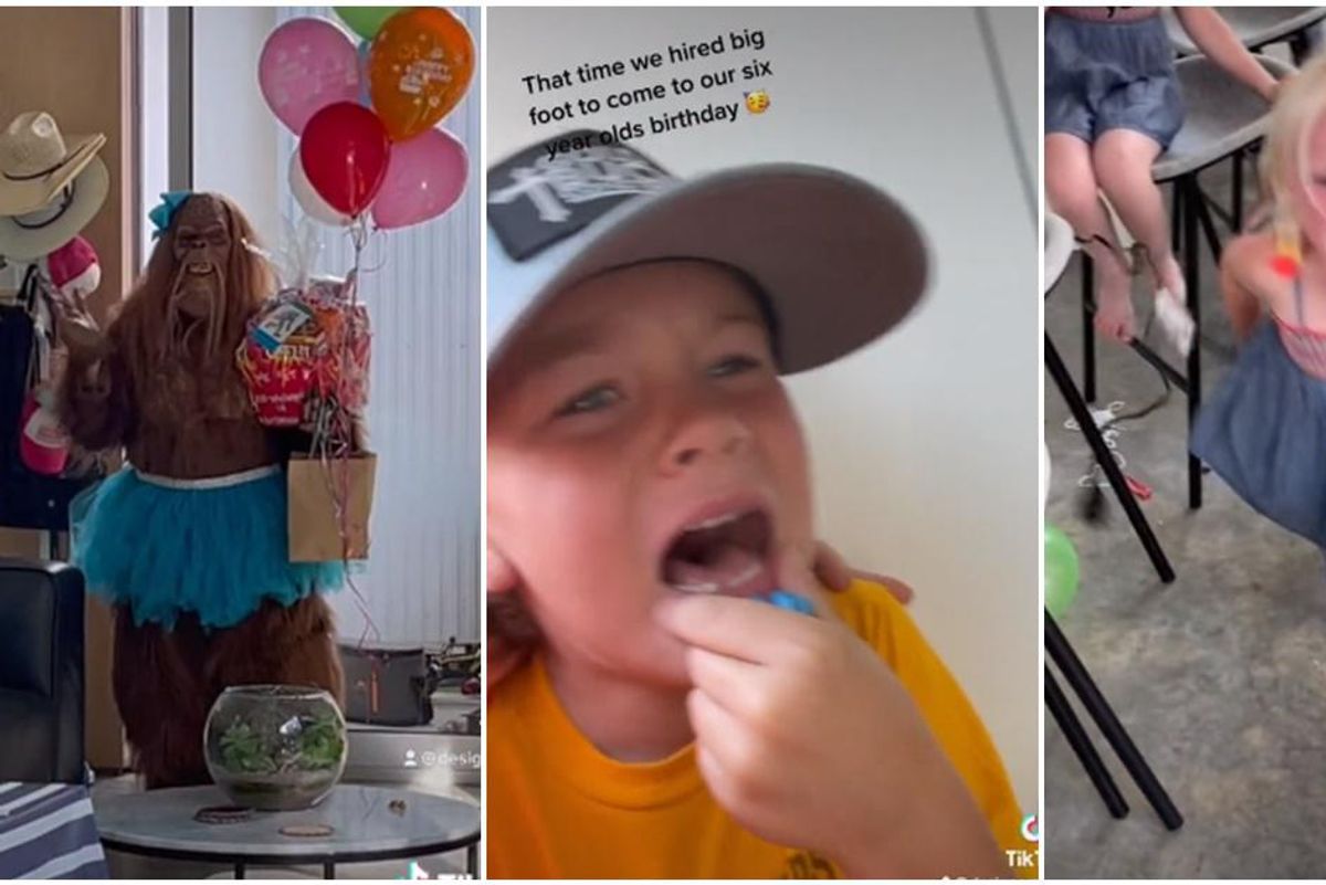 Mother accidentally terrifies group of kids by inviting 'Mrs. Bigfoot' to birthday party