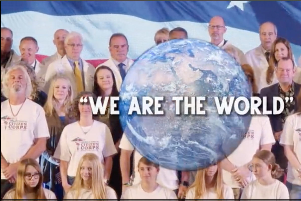 The America's Frontline Doctors Did A 'We Are The World' Music Video And Now We Are All Dead