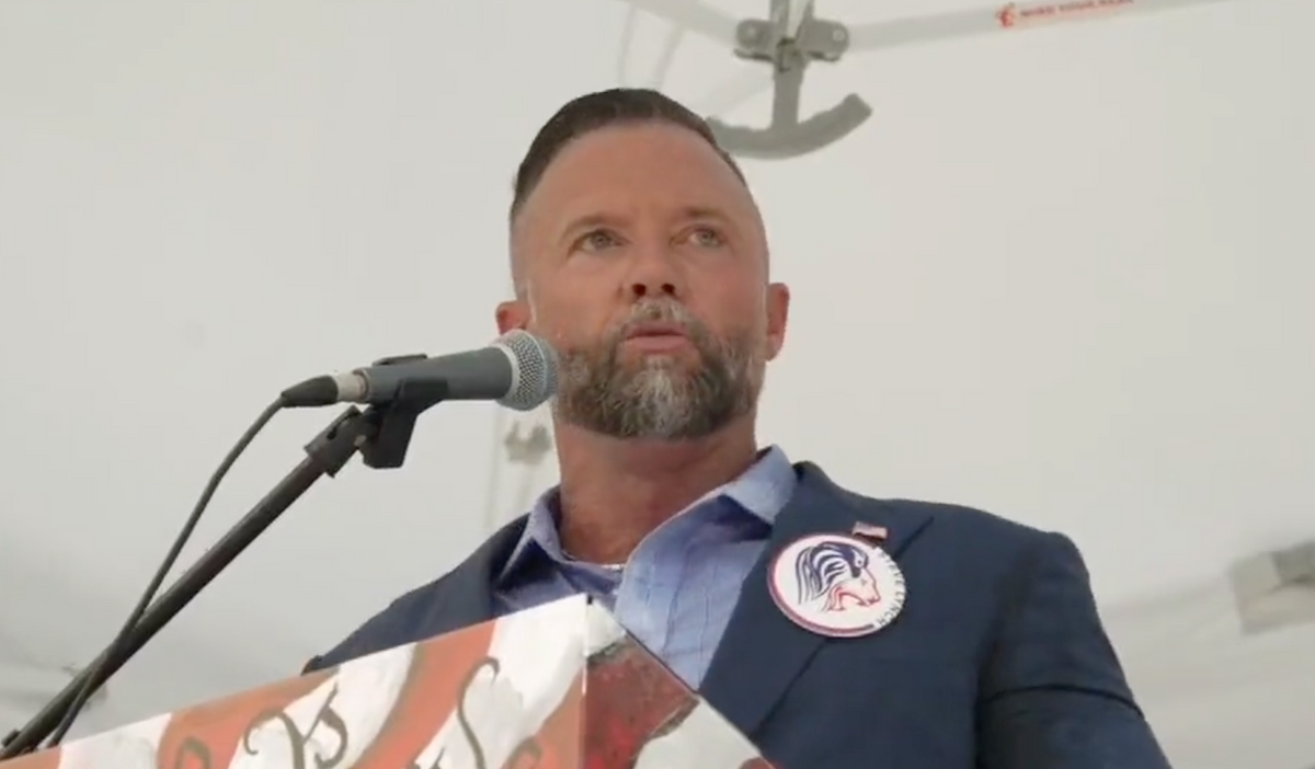 Chilling Video Shows GOP Candidate Threatening to Rally 'Strong Men' to Storm School Boards