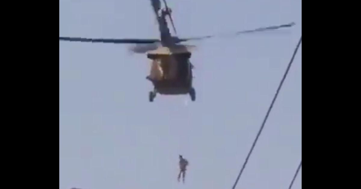 GOP Claim Taliban Hanged A Man From A Helicopter In Viral Video Gets Quickly Debunked