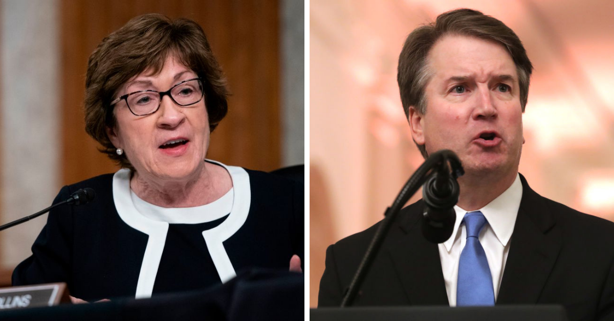 Damning Supercut Shows All The Times Susan Collins Said Brett Kavanaugh Wouldn't Overturn Roe V. Wade