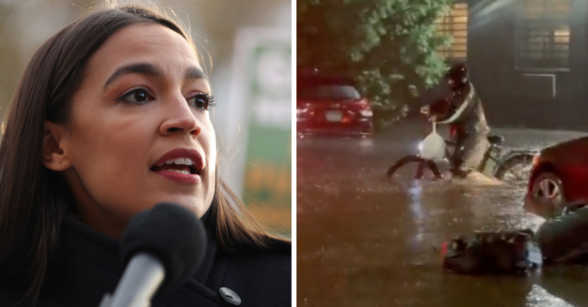 AOC Slams New Yorkers Who Order Delivery During Flash Floods After Viral Video Sparks Outrage