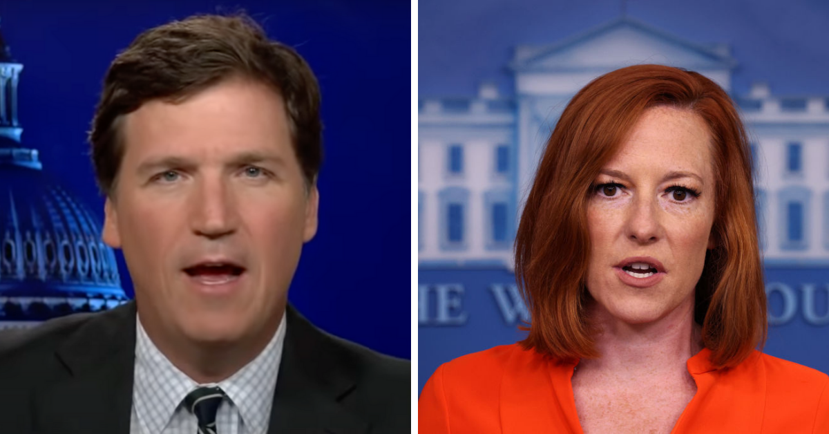 Tucker Carlson Absurdly Attempts To Use Trans Men To Undermine Jen Psaki's Abortion Ban Comments