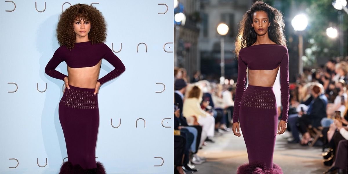 Zendaya Is the First to Wear a Look From Alaia's New Designer