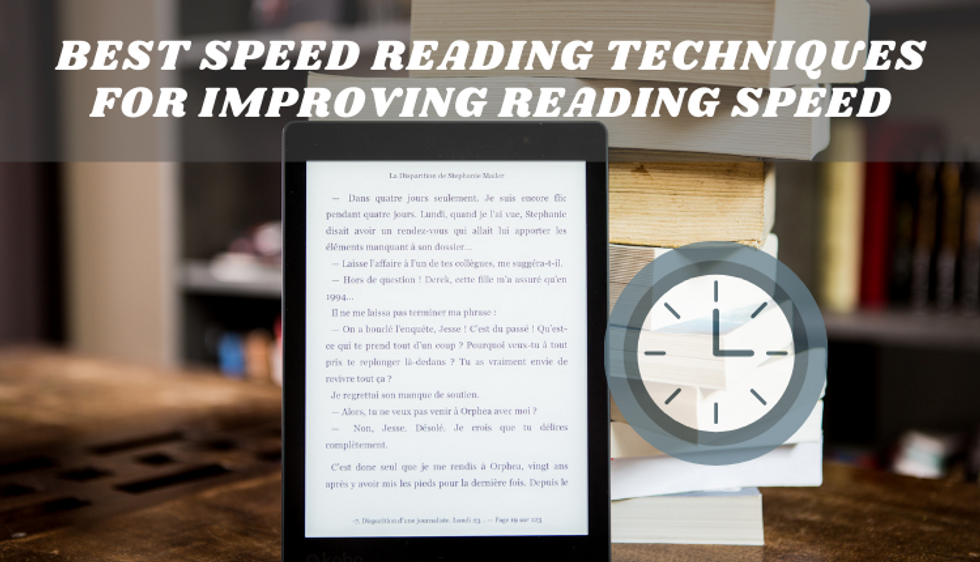 Best speed reading techniques