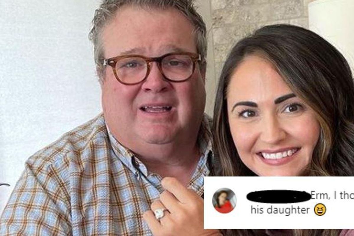 Eric Stonestreet cleverly silenced critics who said he was too old for his fiancée