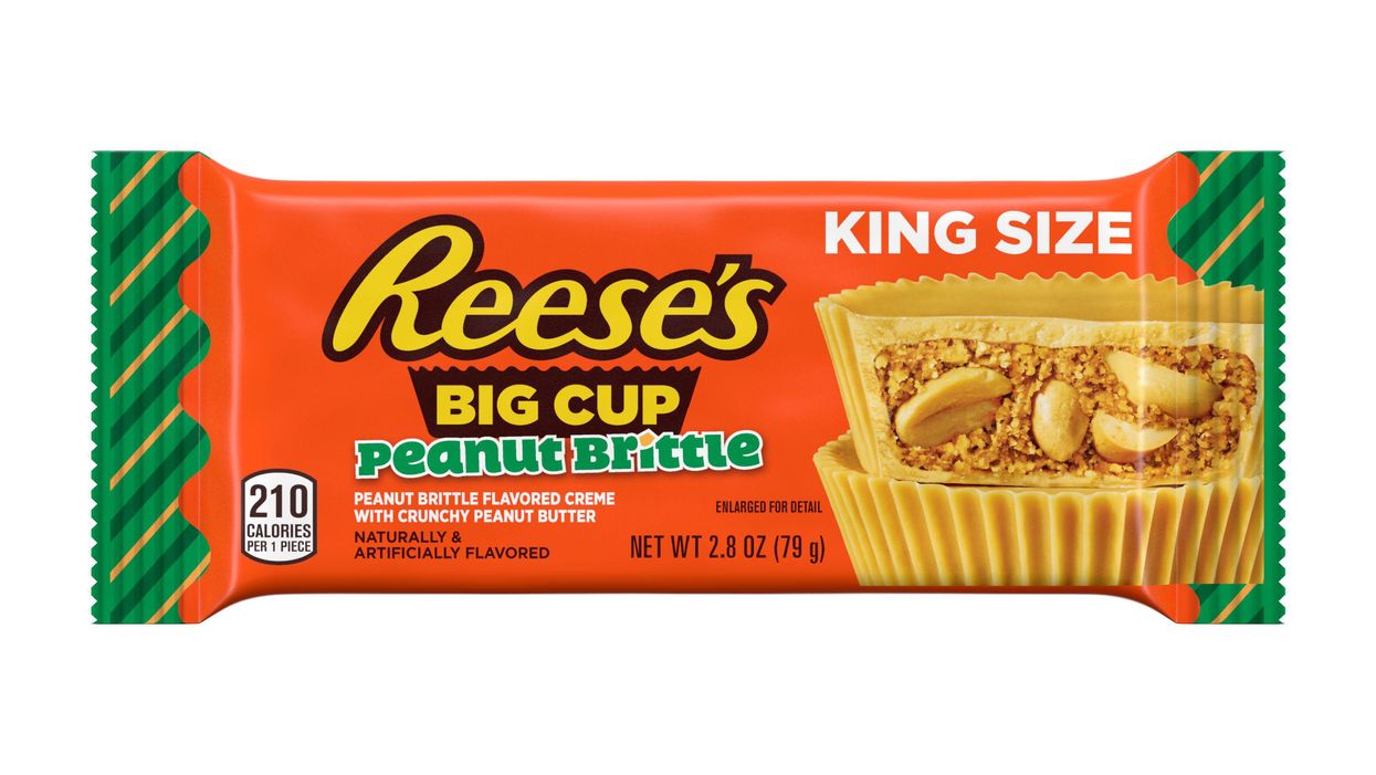 Hershey is releasing a peanut brittle-flavored Reese's Cup for the holiday season