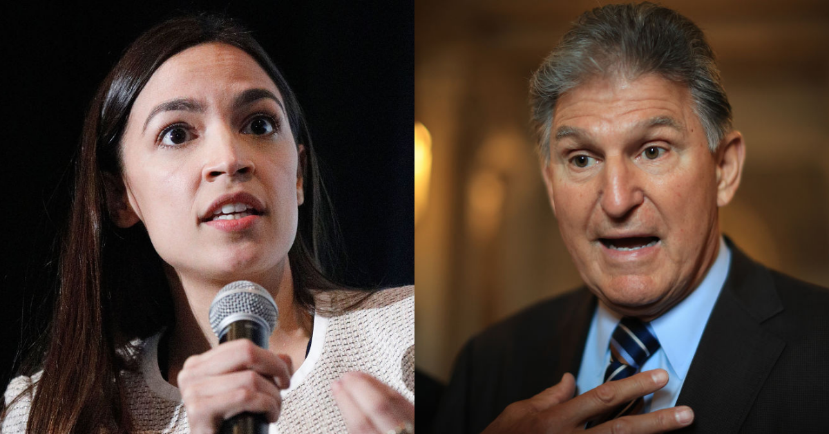 AOC Perfectly Calls Out Joe Manchin After He Referred To Her As 'Young Lady'
