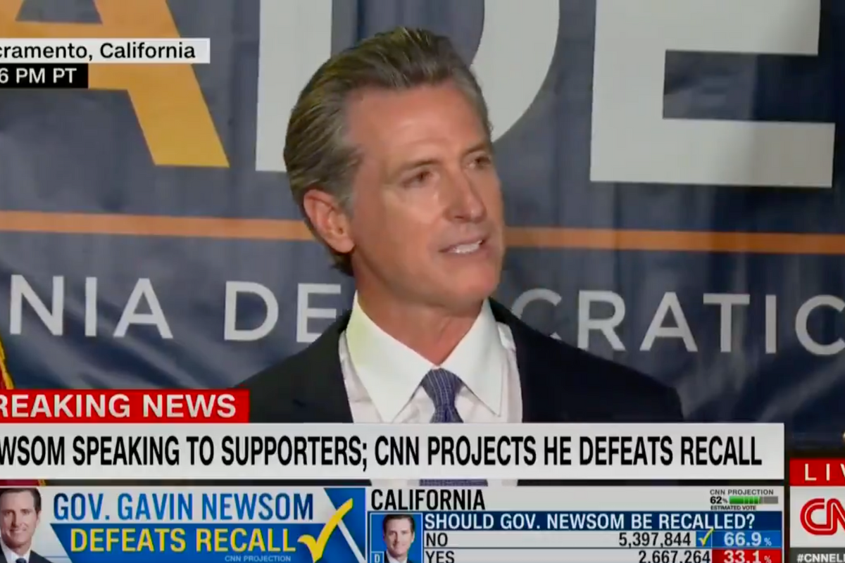 What Dumb Bullsh*t Is Media Spewing About Gavin Newsom’s California Recall Blowout Today?